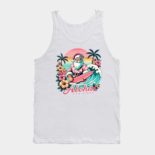 Hawaiian Santa Tank Top